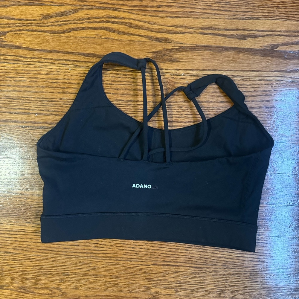 Adanola Cross Back Black Sports Bra